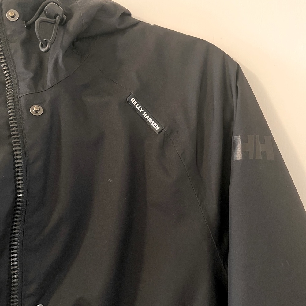 Helly Hansen Black Insulated Raincoat 🌧️🧥